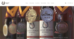 Desktop Screenshot of luckydoggwinery.com